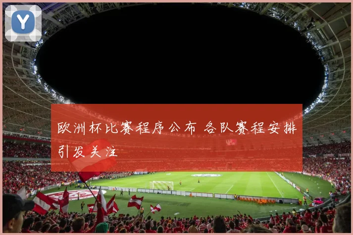 欧洲杯比赛程序公布 各队赛程安排引发关注
