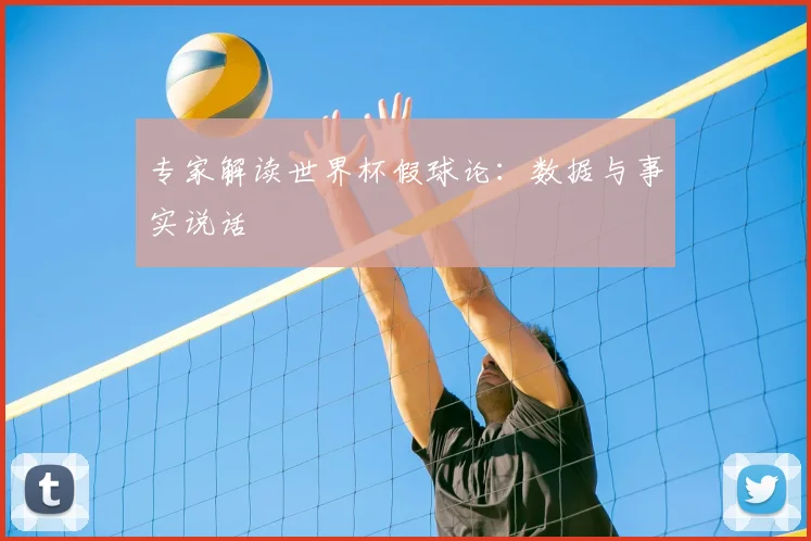 专家解读世界杯假球论:数据与事实说话